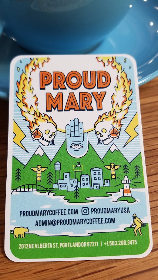 Proud Mary's Business Card