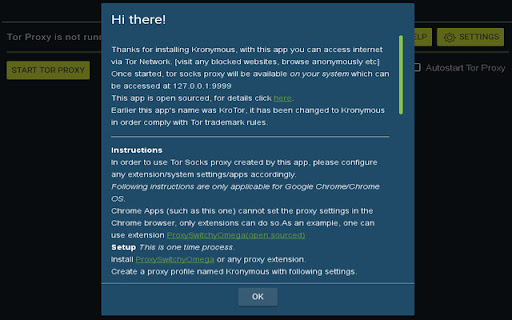 Kronymous - Access internet via Tor Network