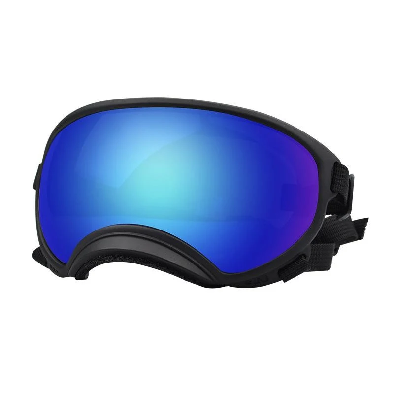 Modische Ski-Sonnenbrille für mittelgroße und große Hunde. Schützen Sie die Augen Ihres Hundes stilvoll vor Sonne, Wind und Schnee.