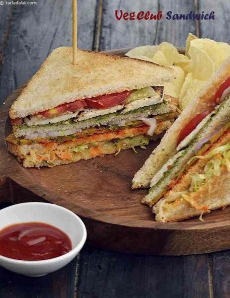 Veggie Club Sandwich