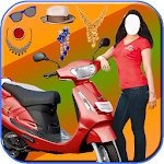 Cover Image of Télécharger Women Bike Photo Montage New 1.8 APK