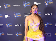 TV actress Enhle Mbali Mlotshwa showcases a new look.