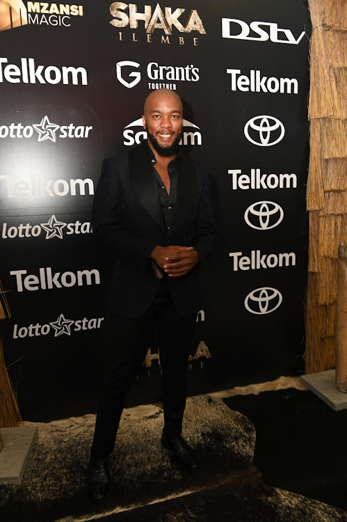 Thembinkosi Mthembu at the exclusive premiere of Shaka Ilembe at Montecasino, Johannesburg.