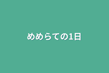 めめらての1日