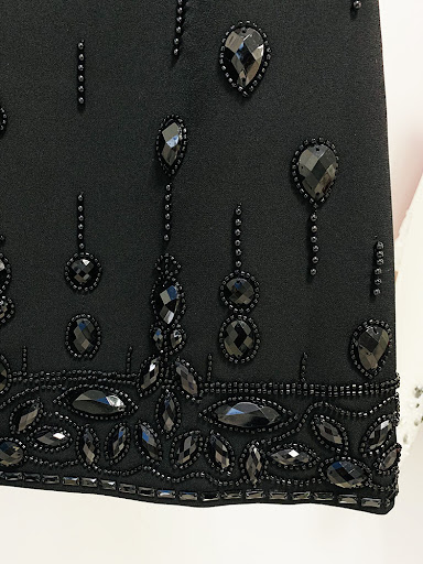 Title 6, Heavy Industry Beads Diamond Inlaid Short Top M...