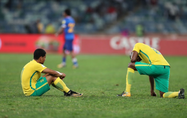 Keagan Dolly after the match during the 2018 FIFA World Cup Qualifier match between South Africa and Cape Verde at Moses Mabhida Stadium on September 05, 2017 in Durban, South Africa.