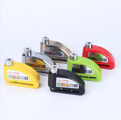 Title 2, Aluminum Alloy Alarm Disc Brake Lock, Anti-Thef...