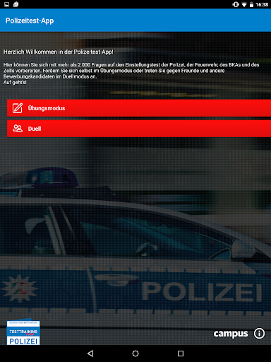 Polizeitest-App