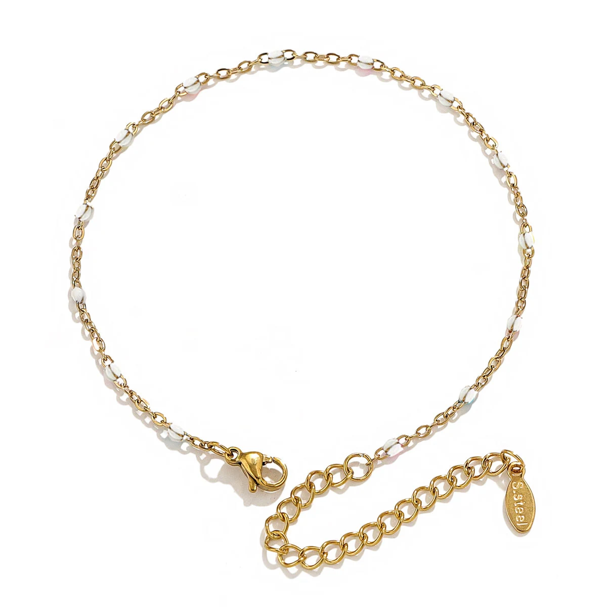 Title 6, Bracelet goutte dhuile Design niche Ins Acier ...