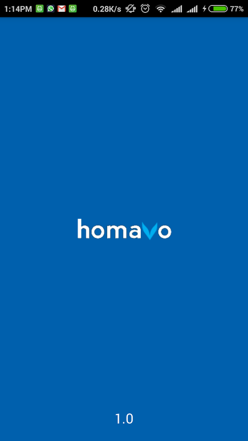 Android application HomaVo screenshort