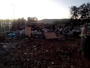 Jonas Nkuna at a dumping site in Atteridgeville Extension 19.He sifts through waste dumped by nearby households to find recyclable items.
