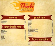 Thali Express menu 2