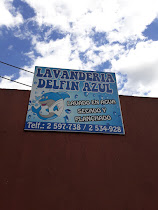 Lavandería Delfin azul