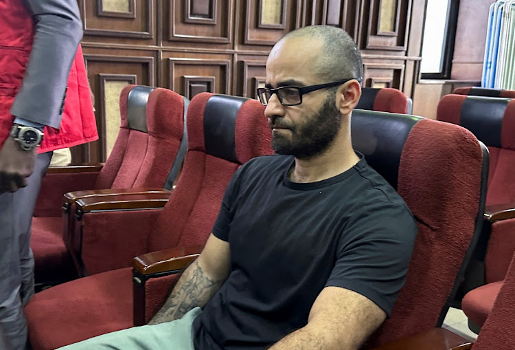 Tigran Gambaryan, an executive of Binance, the world's largest cryptocurrency exchange, sits as he waits to face prosecution for tax evasion and money laundering at the federal high court in Abuja, Nigeria, on April 4 2024.