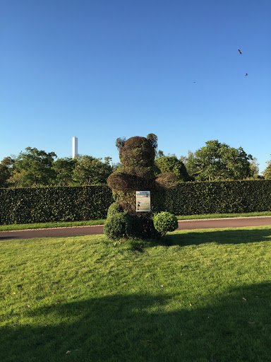 Bear topiary