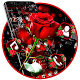 Download Broken Glass Beautiful Red Rose Theme For PC Windows and Mac 1.1.3