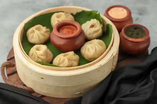 Veg Stemed Momo[6 Pcs]