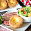 Thumbnail For Yorkshire Pudding On A Plate With Prime Rib.