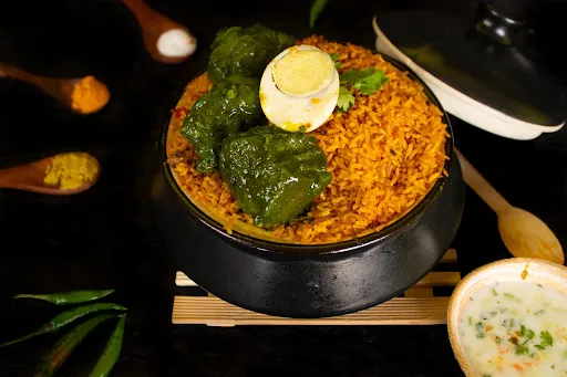 Ambur Green Chilli Chicken Biryani