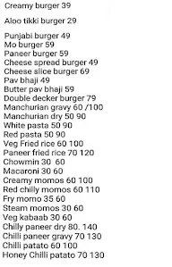 Teri Muaj Burger Point menu 1