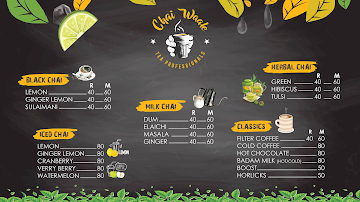 Chai Waale menu 