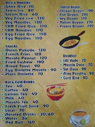 The Chevron Brigade menu 1