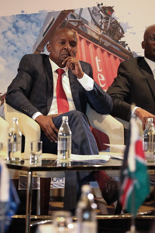 Interior Cabinet Secretary Kithure Kindiki during the inaugural National Border Management Conference at Kempinski in Nairobi on April 2, 2024.