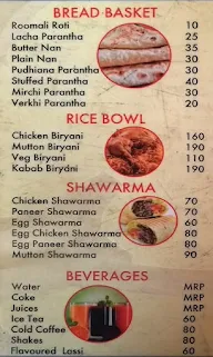 Nizam's of India menu 4