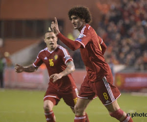 Les fans belges sont devenus fous après le but de Fellaini