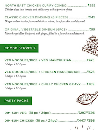 Qmono Express menu 1