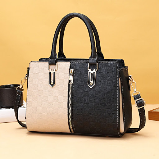 Title 2, Embossed Texture Large Capacity Shoulder Messen...