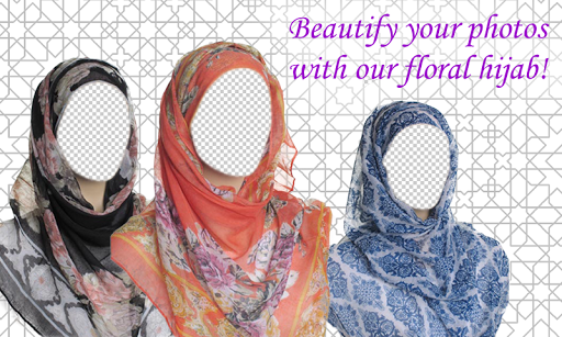 Hijab Floral Photo Montage