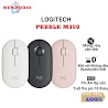 [Hàng Chính Hãng] Chuột Logitech Pebble M350 - Kết Nối Bluetooth Hoặc Đầu Thu 2.4 Ghz, Yên Tĩnh