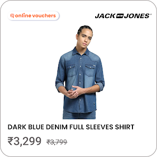 DARK BLUE DENIM FULL SLEEVES SHIRT