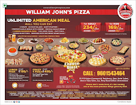 William John's Pizza menu 1