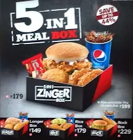 KFC menu 5