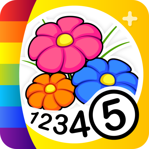 Color by Numbers - Flowers +