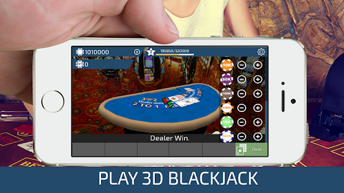 Android application Animated Blackjack 3D screenshort