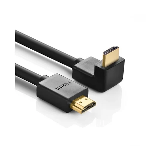Cáp HDMI to HDMI 2m bẻ xuống góc vuông 90 độ Ugreen UG-10173 cao cấp