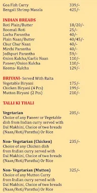 Talli Singh menu 3