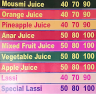 Delhi Shake & Juice menu 1