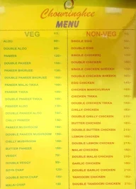 Chowringhee menu 2