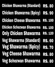 Shawarma Sultan menu 1