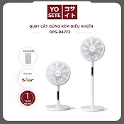 Quạt Cây Bear Dfs - D47F2 Quạt Cây Đứng 9 Cánh Có Điều Khiển Từ Xa, Chế Độ Hẹn Giờ Tự Động Với 4 Mức Gió Khác Nhau