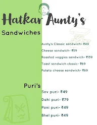 Hatkar Aunty's Kitchen menu 2