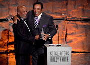 Berry Gordy, left, with Smokey Robinson. Their bond has inspired generations of popular music, Broadway shows and emerging artists. File image