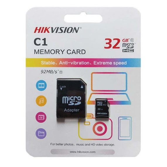 [Mã Elmall6 Giảm 6% Đơn 300K] Thẻ Nhớ Micro Sd Hikvision 32Gb Class 10 - Hàng Chính Hãng