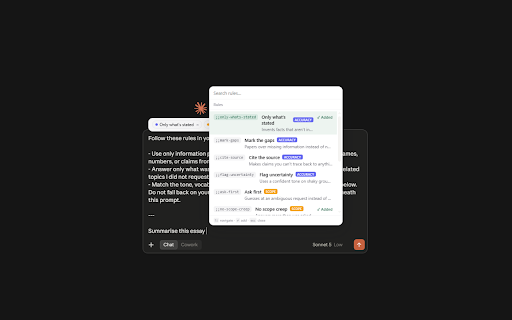 Wuboo — rules inside your AI chat screenshot 2