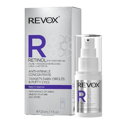 Gel dưỡng ngăn ngừa lão hóa chứa retinol cho vùng da quanh mắt Revox B77 R Retinol 30ml