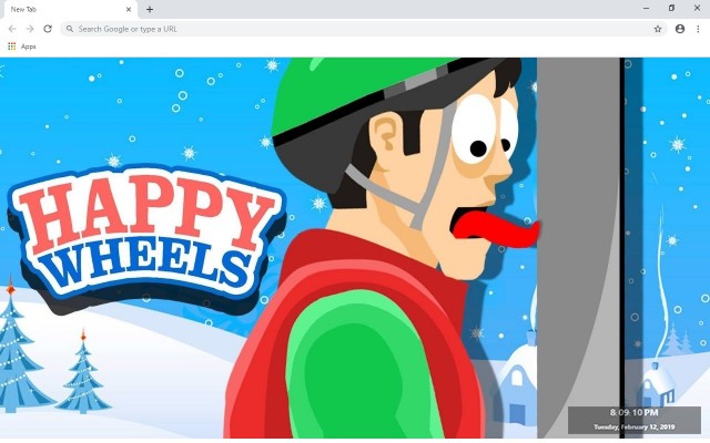 Happy Wheels New Tab & Wallpapers Collection